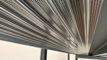 Reference Zehnder ZFP Heating and cooling ceiling system Angled view