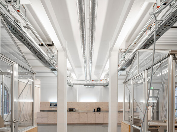 Zehnder ZFP, RHC, CP, Ceiling Panel, Zehnder, Reference, office, IBA, open factory, apolda